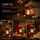 ⛄🕯️Mini Christmas Snowman LED Lantern Ornament | For Tabletop & Hanging Christmas and Winter Holiday Decor🎄