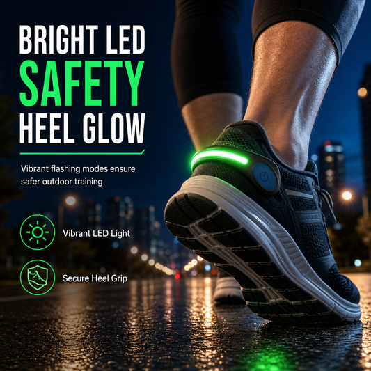 👟🏃Secure, Non-Slip Clip LED Shoe Warning Light | for Night Running, Biking, and Nighttime Dog Walks💡