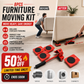 🏋️🎒8-Piece Furniture Lifter & Slider Moving Kit |Max 800 lbs Load Capacity for Repositioning Sofas, Refrigerators, Washers, and Cabinets🛞