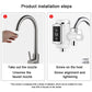 Hot Water Faucet With Digital Display