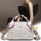 Women’s Vintage Printed Satchel Bag